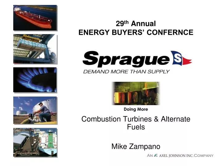 29 th annual energy buyers confernce