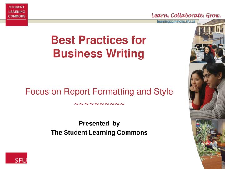 best practices for business writing