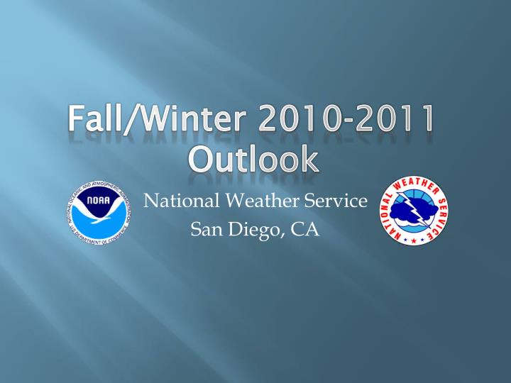 fall winter 2010 2011 outlook