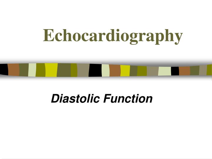echocardiography