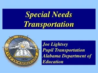 Special Needs Transportation