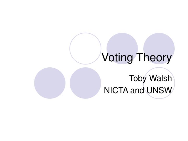 voting theory