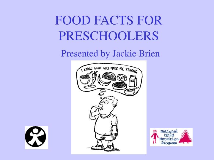 food facts for preschoolers