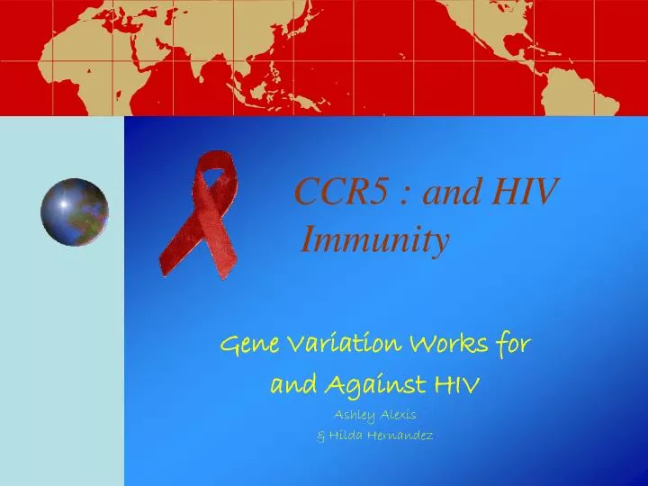 ccr5 and hiv immunity