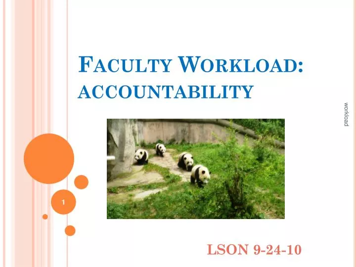 faculty workload accountability