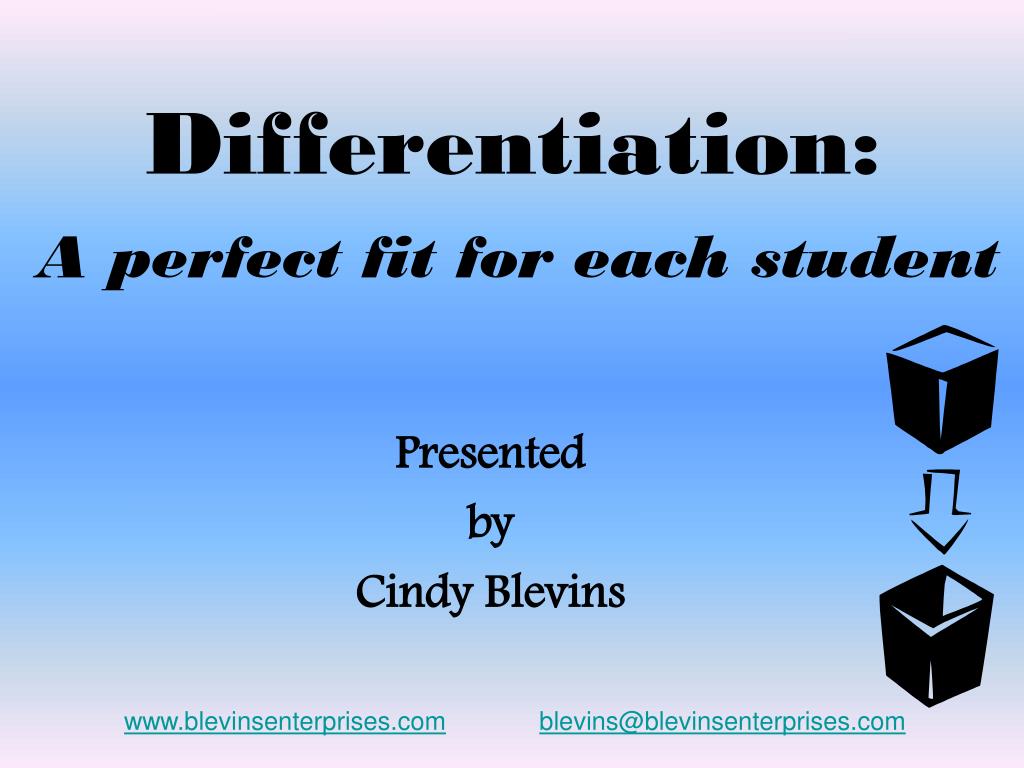 PPT - Differentiation: PowerPoint Presentation, free download - ID:257125