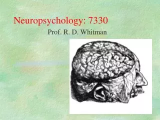 Neuropsychology: 7330