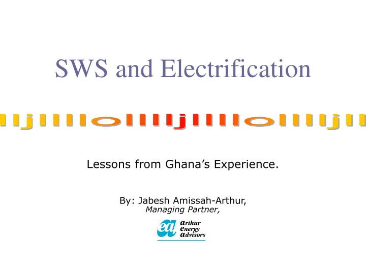 sws and electrification