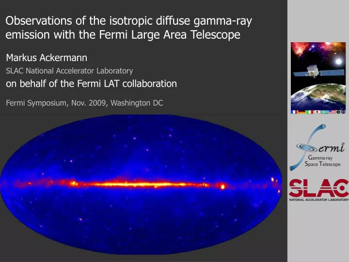 observations of the isotropic diffuse gamma ray emission with the fermi large area telescope