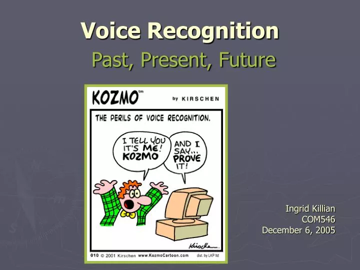 voice recognition past present future