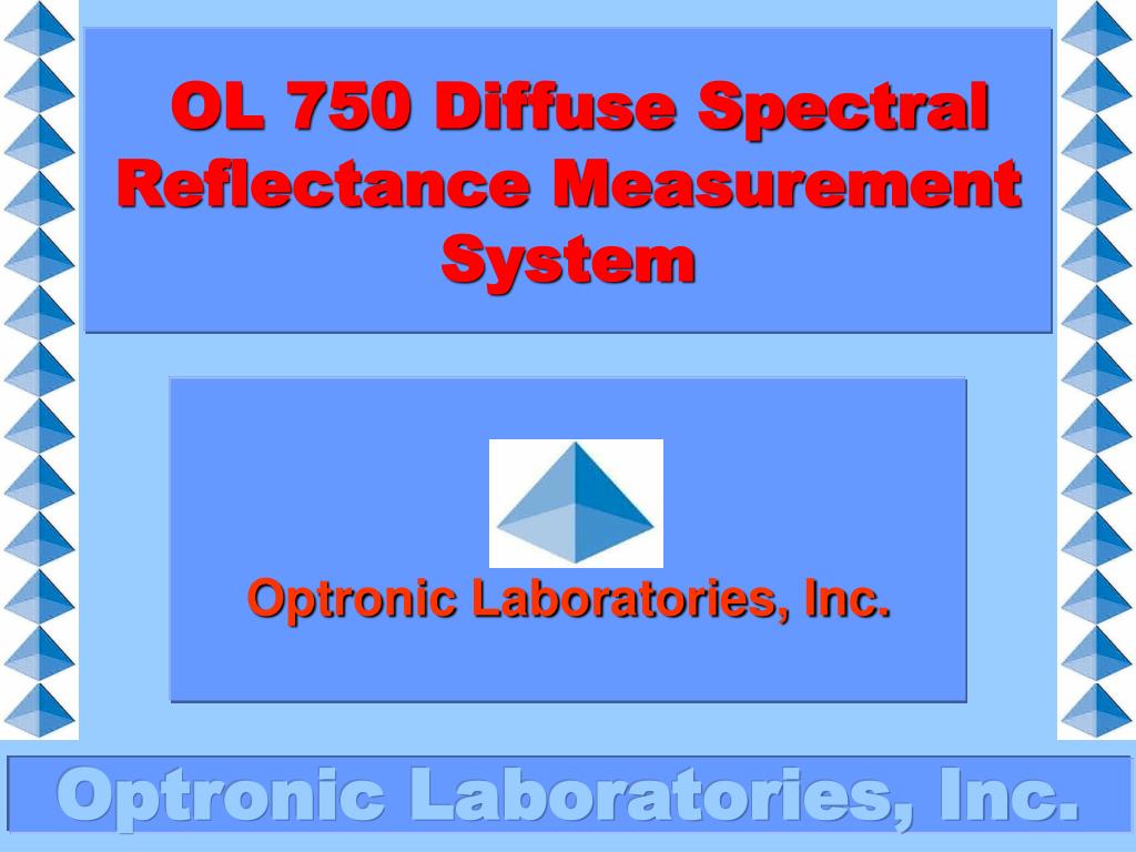 PPT - OL 750 Diffuse Spectral Reflectance Measurement System PowerPoint ...