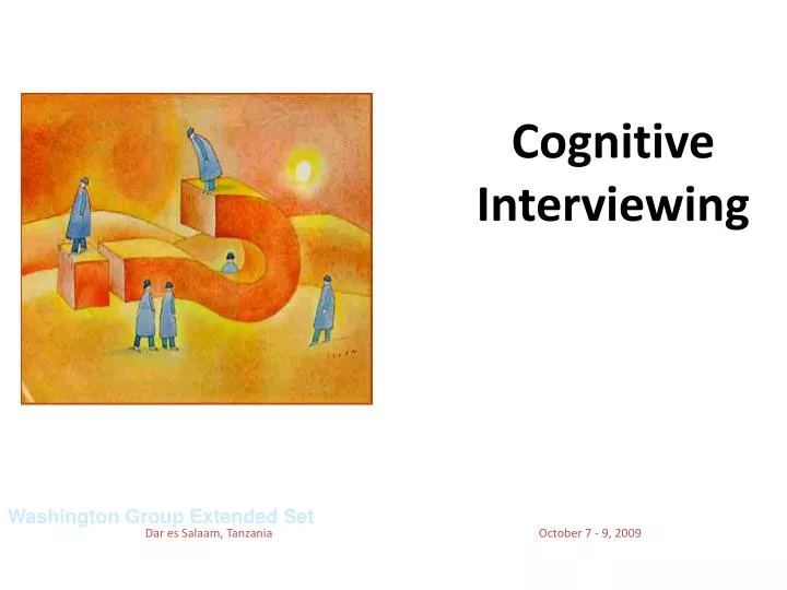 cognitive interviewing