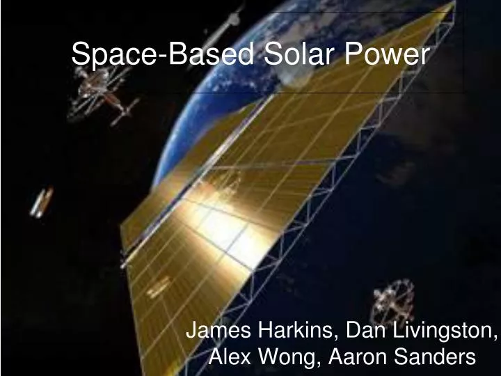 space based solar power