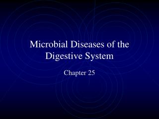 Microbial Diseases of the Digestive System