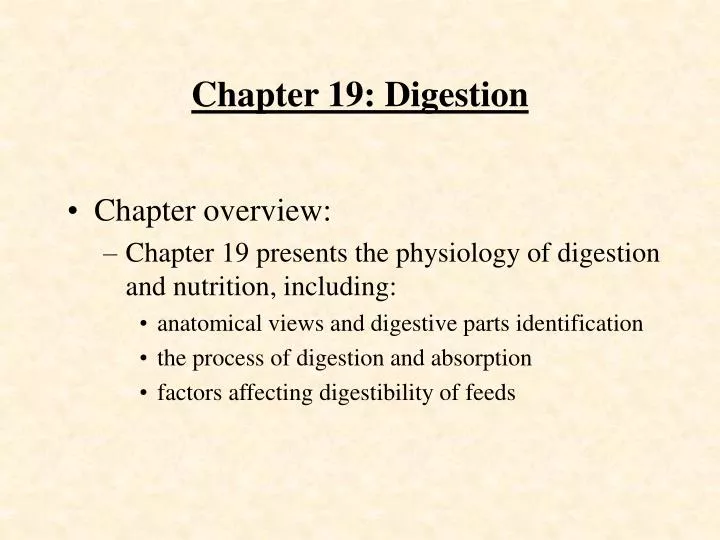 chapter 19 digestion