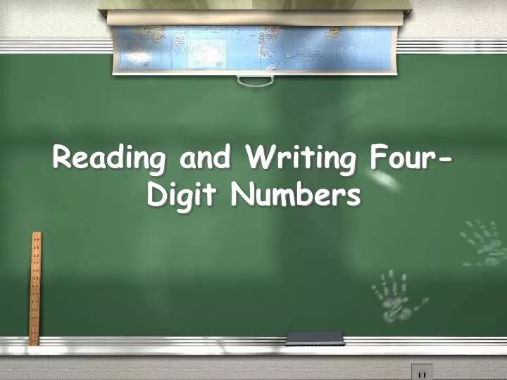 reading and writing four digit numbers