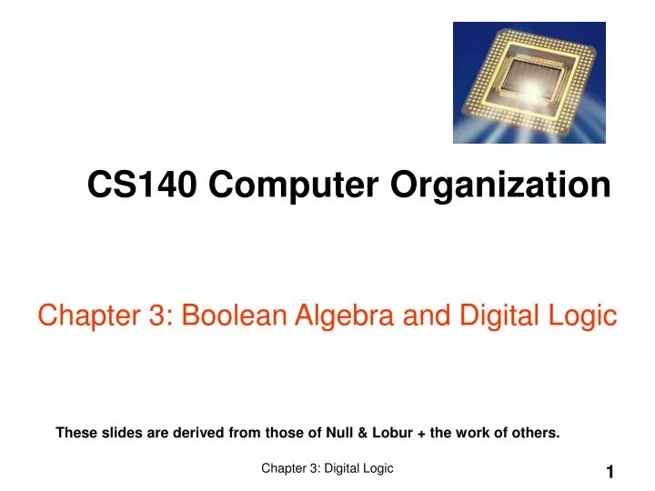 chapter 3 boolean algebra and digital logic