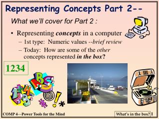 Representing Concepts Part 2--
