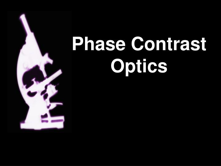 phase contrast optics