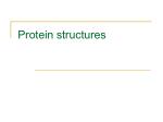 Protein structures - slide 1