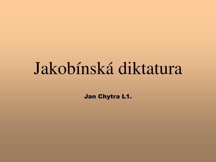 jakob nsk diktatura