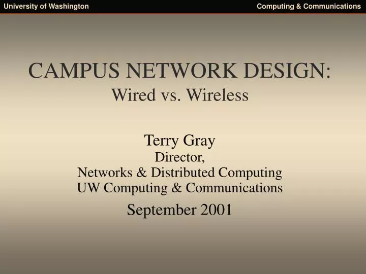 campus network design wired vs wireless