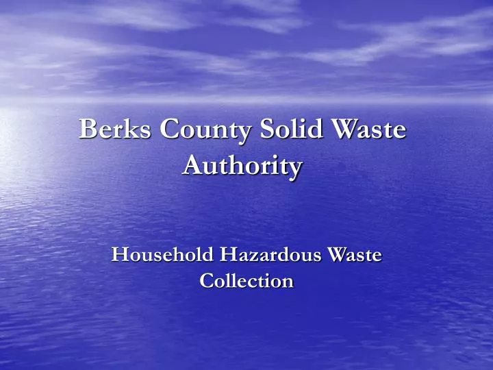 berks county solid waste authority