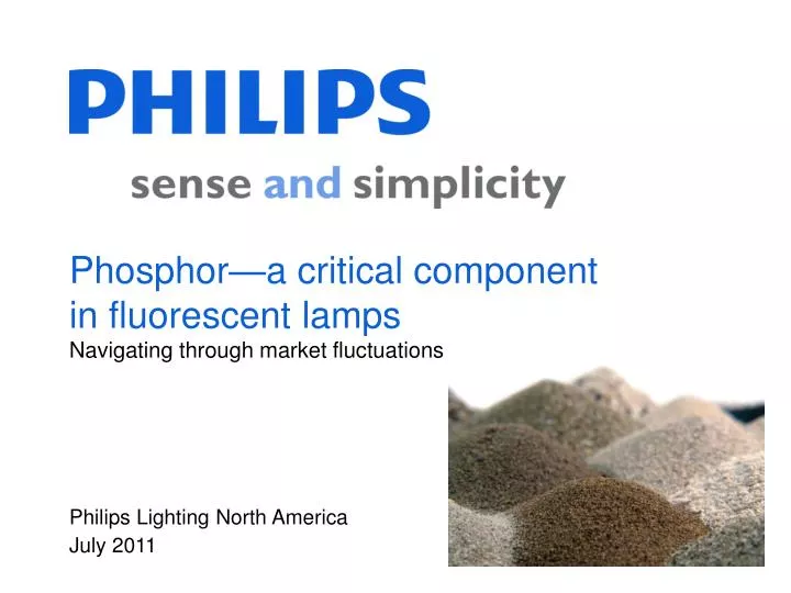 phosphor a critical component in fluorescent lamps navigating through market fluctuations