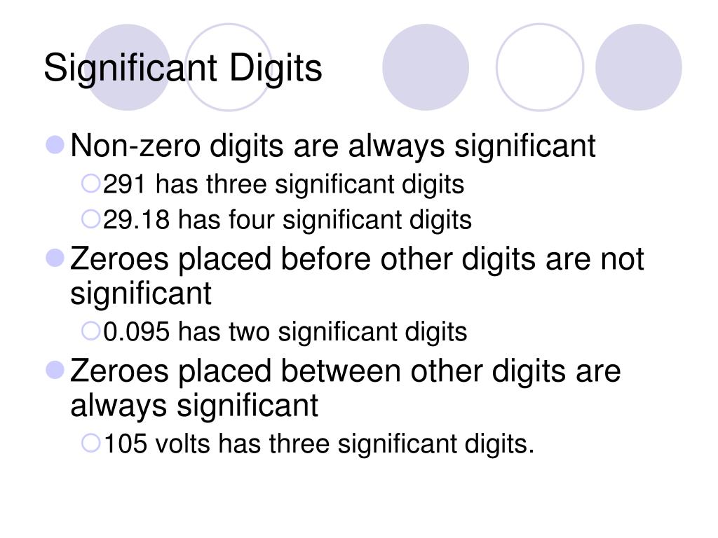 PPT - Significant Digits PowerPoint Presentation, free download - ID:258507