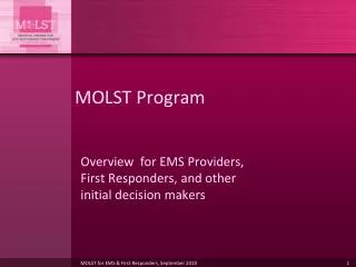 MOLST Program