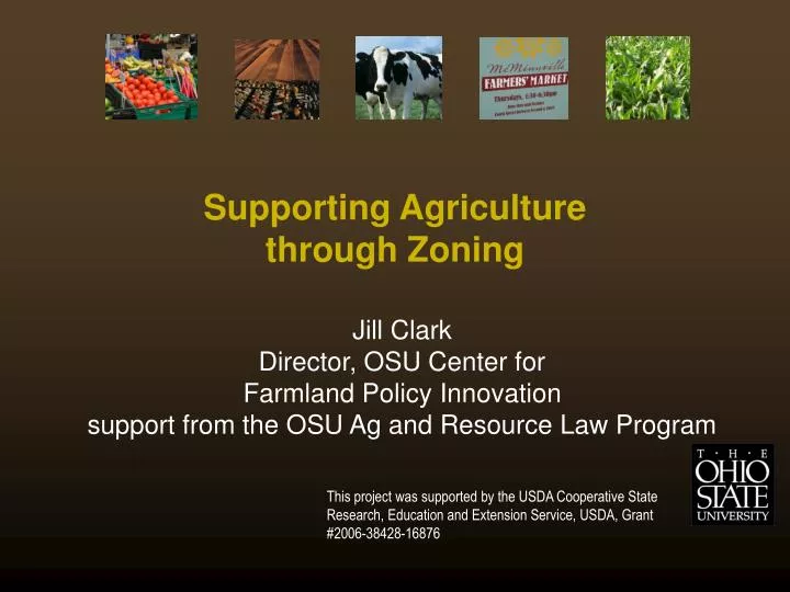 supporting agriculture through zoning