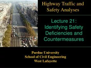 Lecture 21: Identifying Safety Deficiencies and Countermeasures