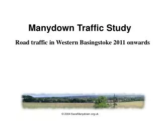Manydown Traffic Study