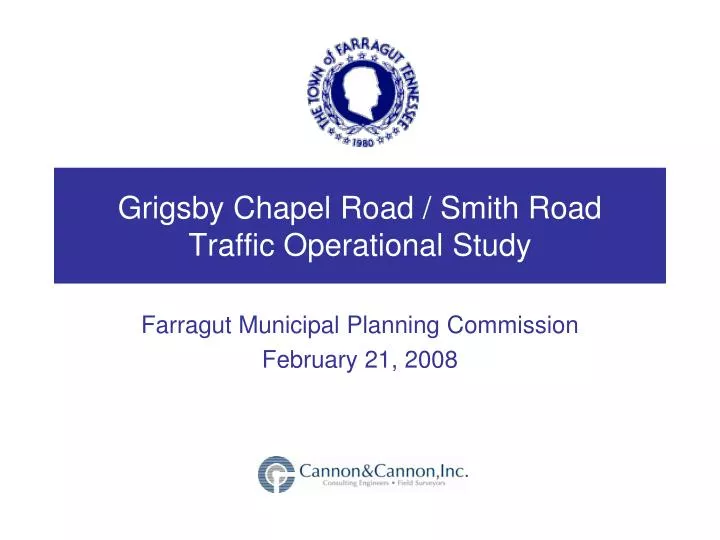 grigsby chapel road smith road traffic operational study