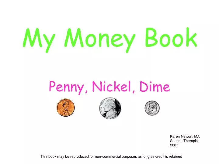 my money book penny nickel dime