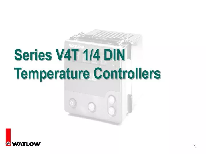 series v4t 1 4 din temperature controllers