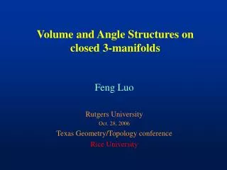 Volume and Angle Structures on closed 3-manifolds