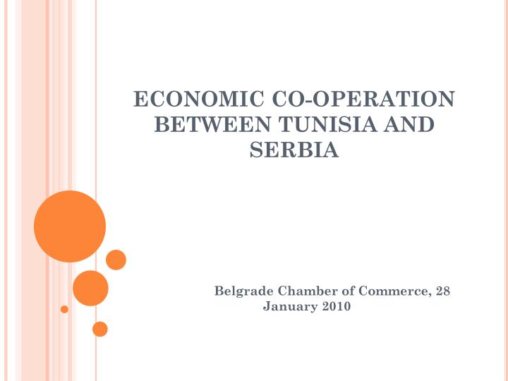 economic co operation between tunisia and serbia