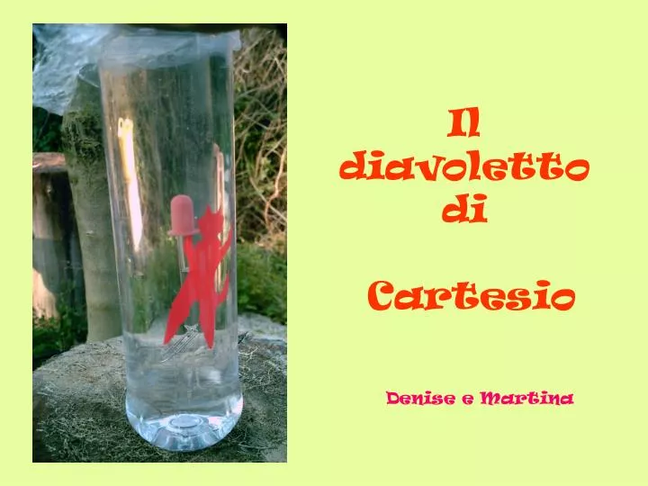 il diavoletto di cartesio