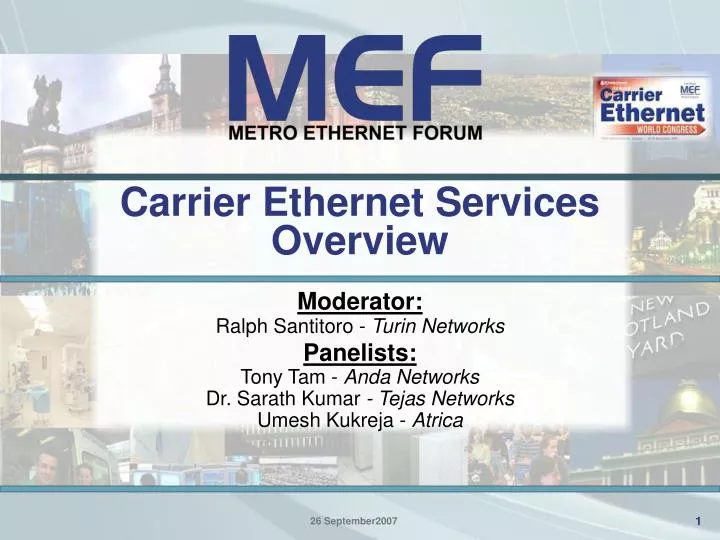 carrier ethernet services overview