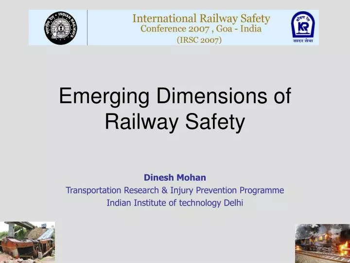 emerging dimensions of railway safety