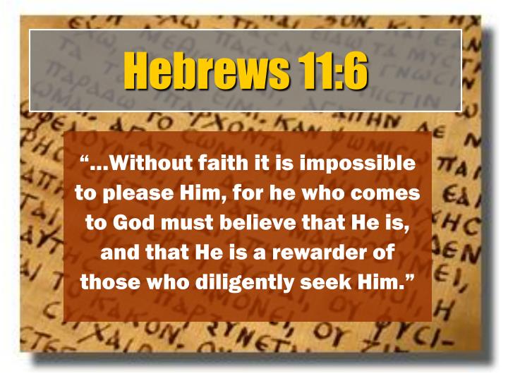 hebrews 11 6