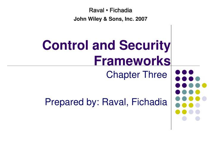 control and security frameworks