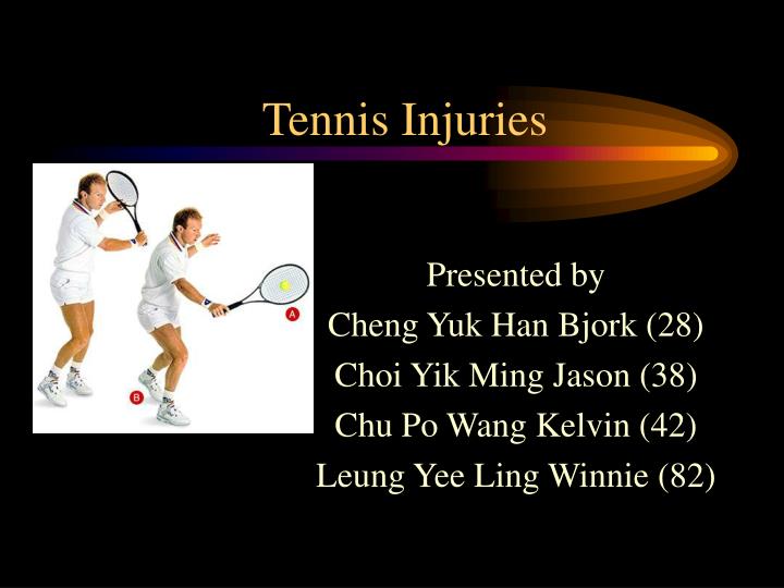 tennis injuries