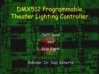 DMX512 Programmable Theater Lighting Controller