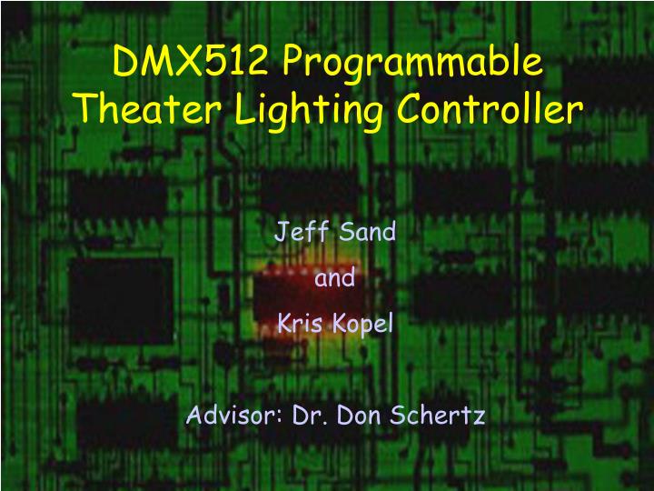dmx512 programmable theater lighting controller