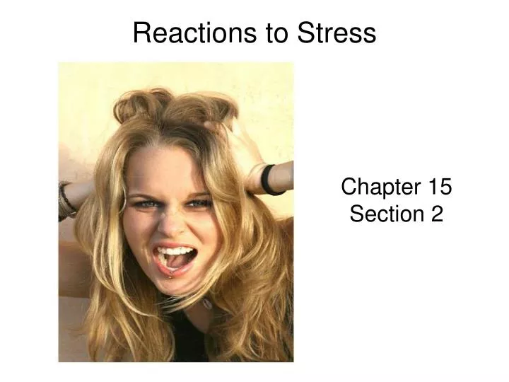 reactions to stress
