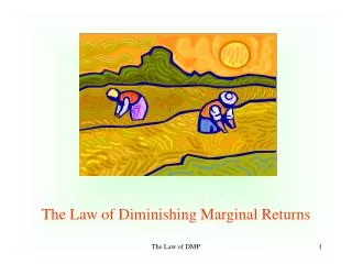 The Law of Diminishing Marginal Returns