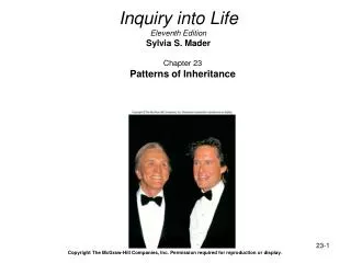 Inquiry into Life Eleventh Edition Sylvia S. Mader