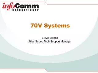 70V Systems
